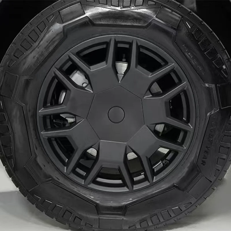 High quality 4 pcs Wheel Center Hub cap Cover valve For 2024 Tesla Cybertruck Exterior Accessories Wheel Hub Trim Center Caps