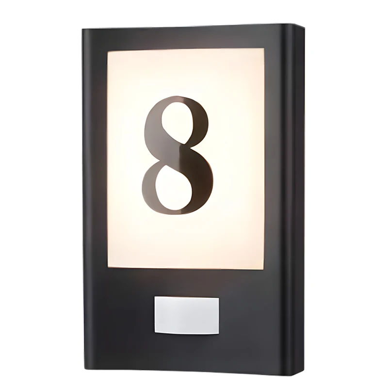 Simple wall-mounted outdoor aluminum waterproof and rustproof decorative wall lights for home outdoor