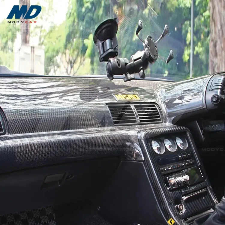 Carbon Fiber Dash Panel Rhd For 1989-1994 Nissan Skyline R32 GTR