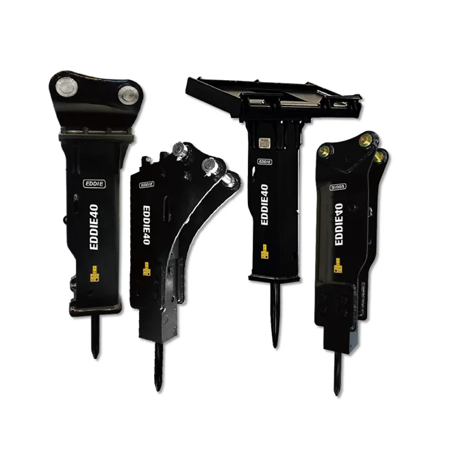 EDDIE40 Hydraulic Breaker Hammer rock breaker for Construction for Rock Breaking in Machinery Industries