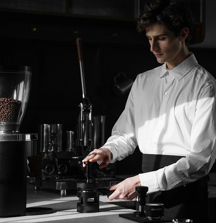 58 мм Вращающийся распределительный инструмент пресс-типа распределитель кофейного порошка иглы для перемешивания кофеварки аксессуары