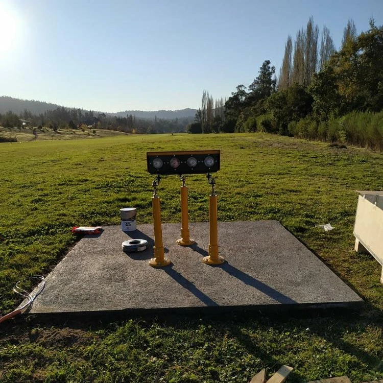 2.8~6.6A Elevated Precision Approach Path Indicator Heliport light Clear and Red color Airport runway PAPI