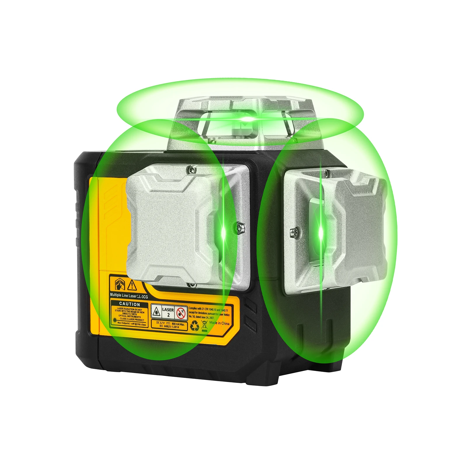 LL-3CG Self Leveling Green Beam Laser Level 3 X 360 Degree Construction 3D Laser Level Power Tools
