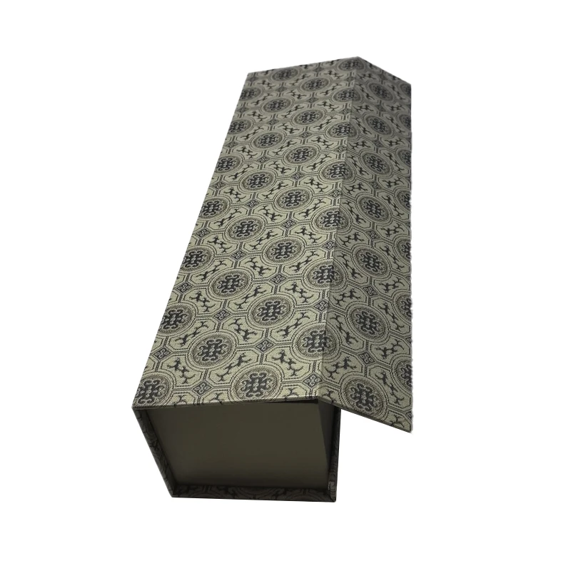 Wholesale Folding Black Closure Cardboard With Ribbon Handle Box For Dress Shoe  T-Shirt Packaging