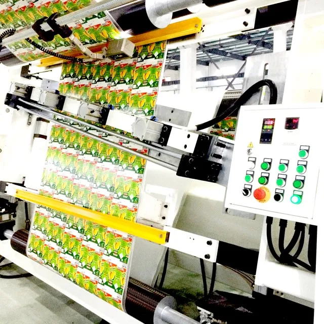 liquid packaging aseptic dairy products paper board laminates controlled high speed slitter rewinder machine