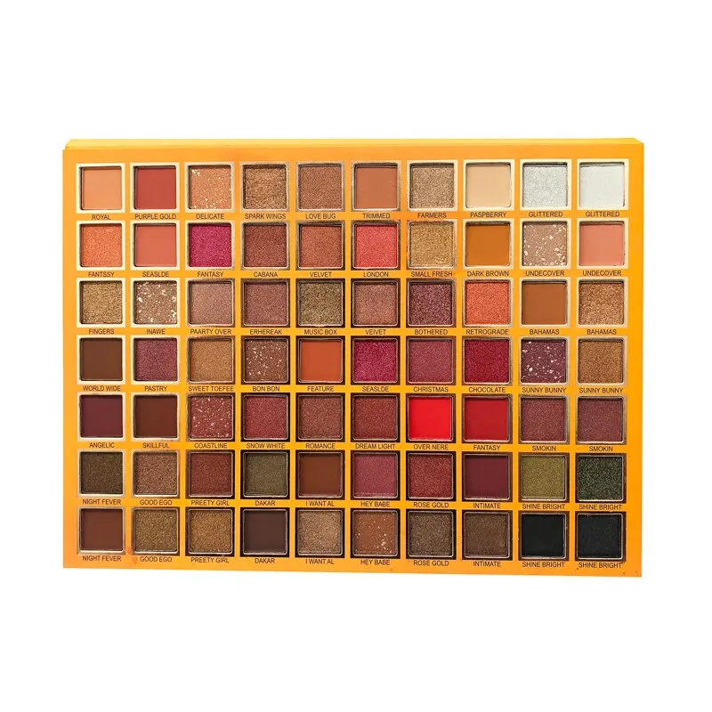 HUDABABY 70 Colors Shimmer Glitter Eye Shadow Palette Waterproof Cosmetics Profissional Matte Eyeshadow Cream Makeup Pigment