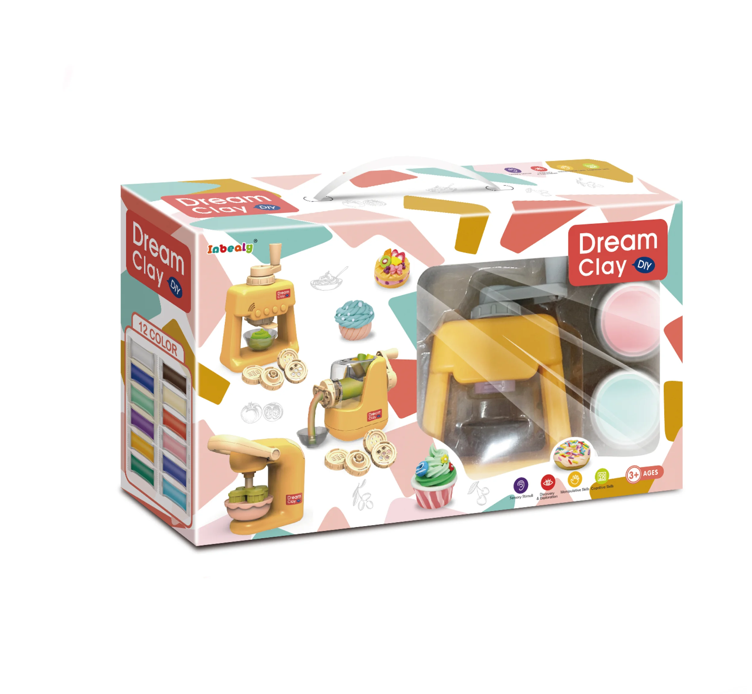 Kitchen toys for kids Color mud ice cream maker kids play slime tools toys diy toys