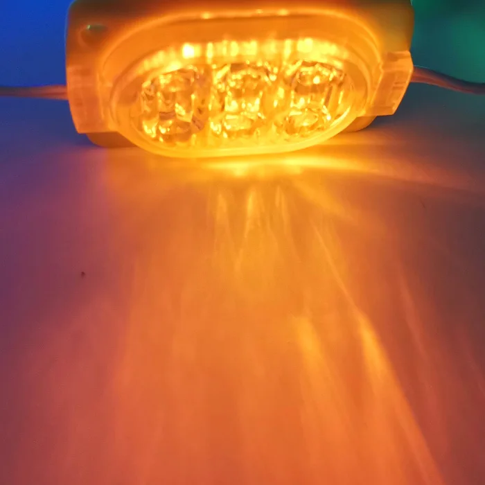 RGB Flash 6 LED Emergency Strobe Module Lights Waterproof Flashing Lights For Truck Car Vehicle LED Warning lights