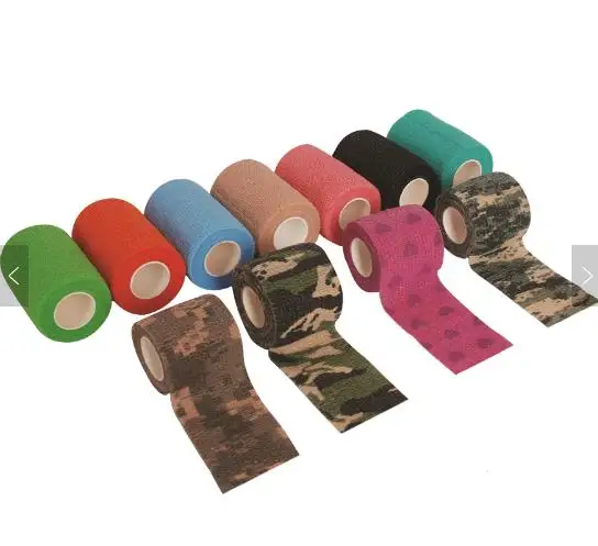 2024 Nonwoven finger elastic thumb tape suitable for ankles and elbow injures cohesive flexible elastic bandage