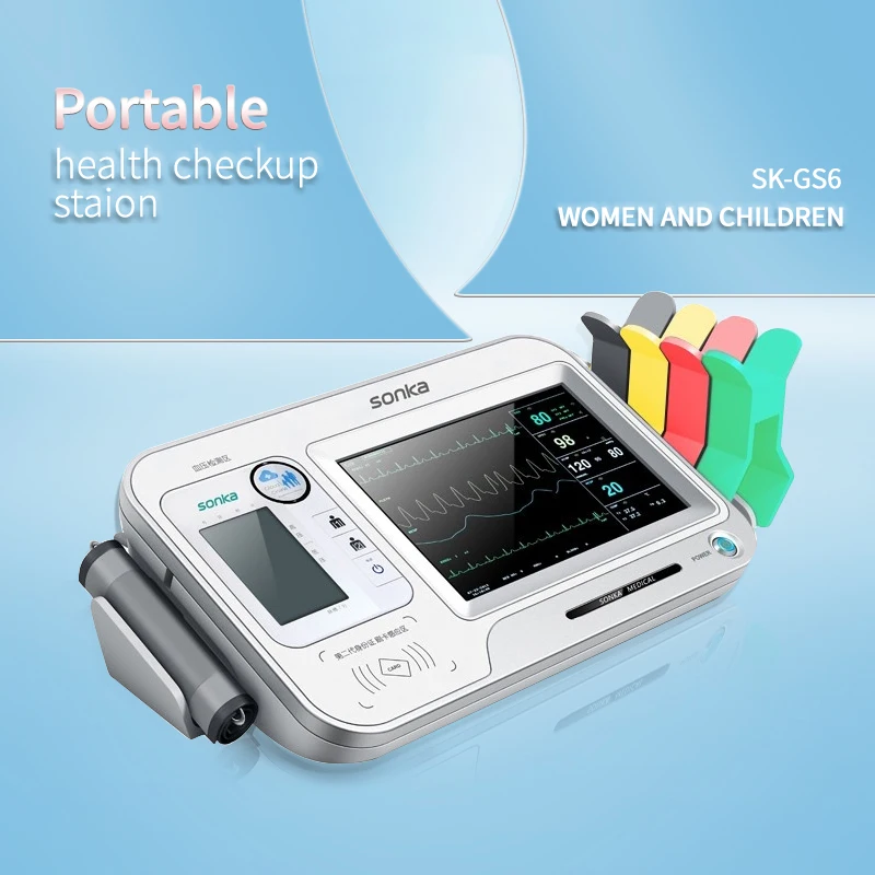 Quality Professional Health Test Hemoglobinometre All In One Remote Healthcare Monitoring System Telehealth Device