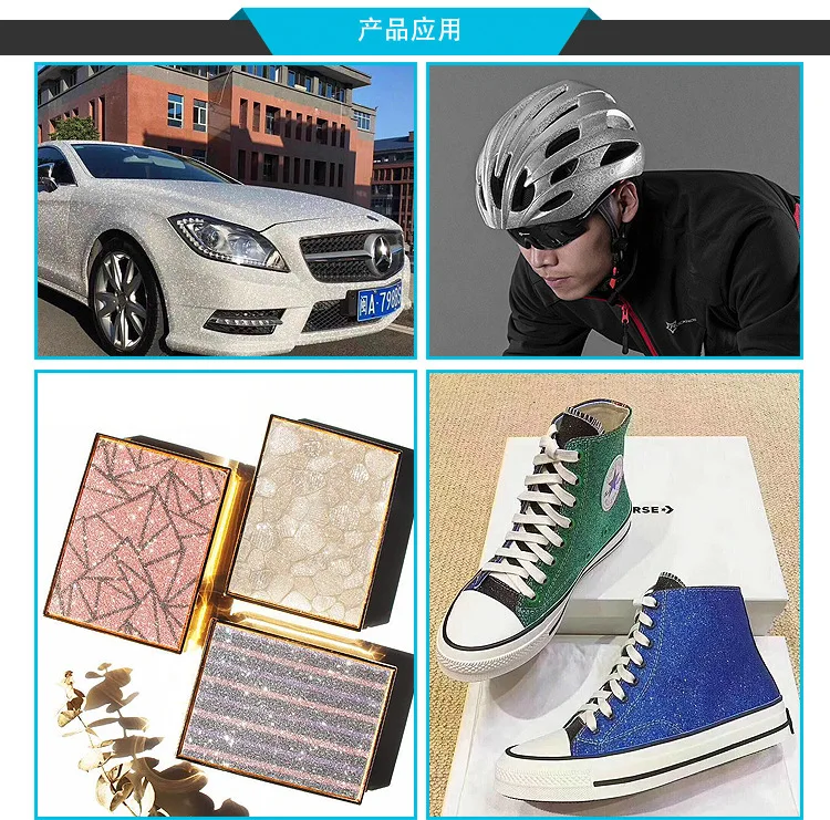wholesale high quality  heat transfer vinyl sheets TPU glitter film for clothing