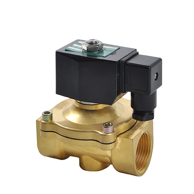 COVNA, нормально закрытый Латунный Водяной электромагнитный клапан, регулирующий электромагнитный редукционный клапан для воды