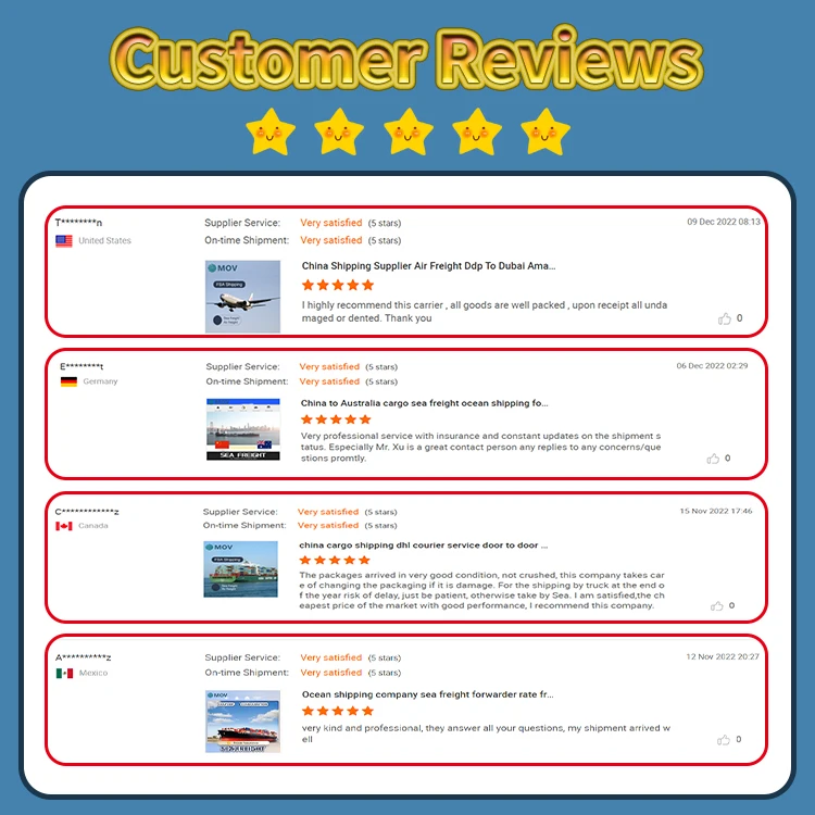 Top 10 Professional Logistics Company DDP Door To Door Sea Shipping From China To USA UAE