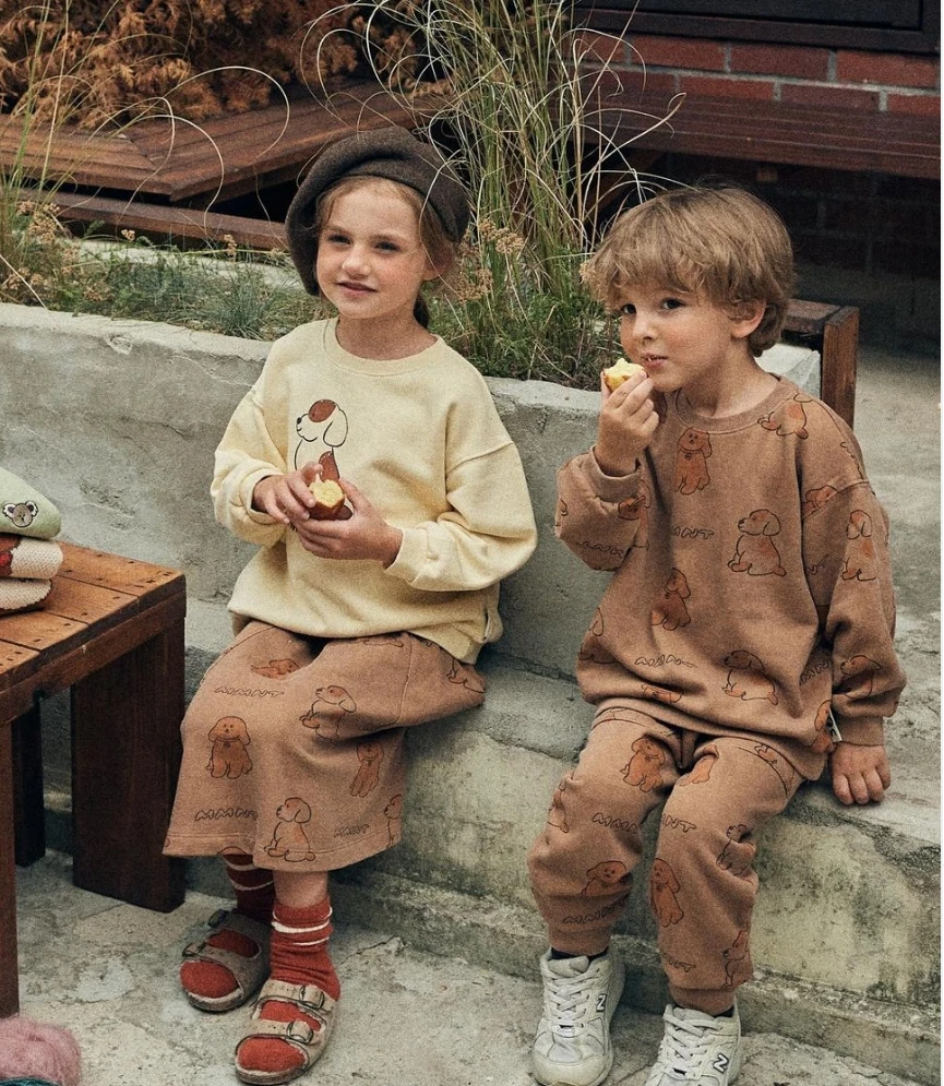 Winter Baby Clothes Suits New Arrive Kids Long Sleeve Sets High Quality Lovely Print Children 2 Pieces Baby Clothes