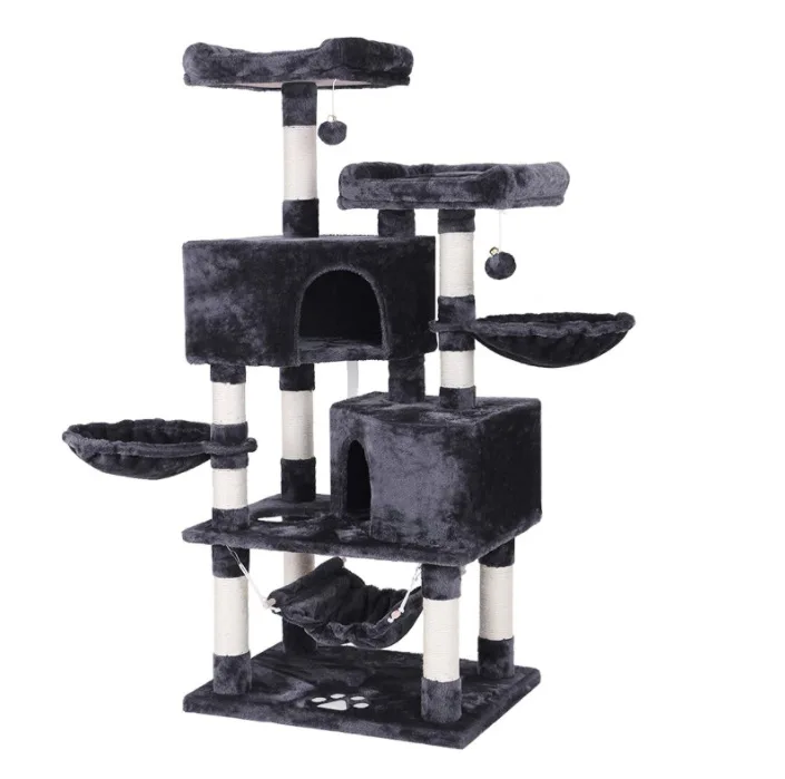 Oem Wholesale Professional Cat Furniture House Modern Large Cat Tree House Jumping Platform Cat Climbing Frame