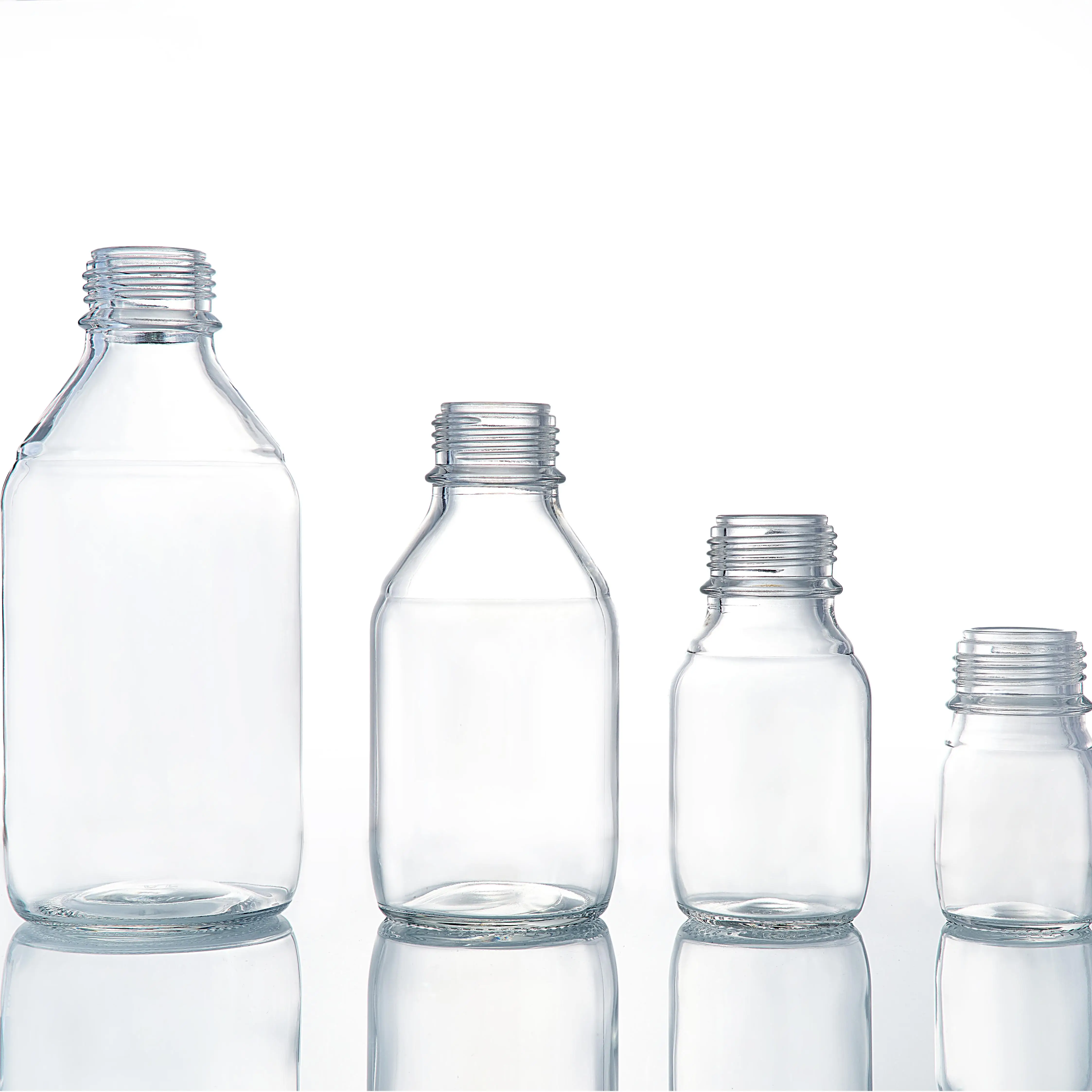 100/250/500/1000 мл боросиликатные бутылки с химическим реагентом стеклянная бутылка прозрачная Лабораторная посуда
