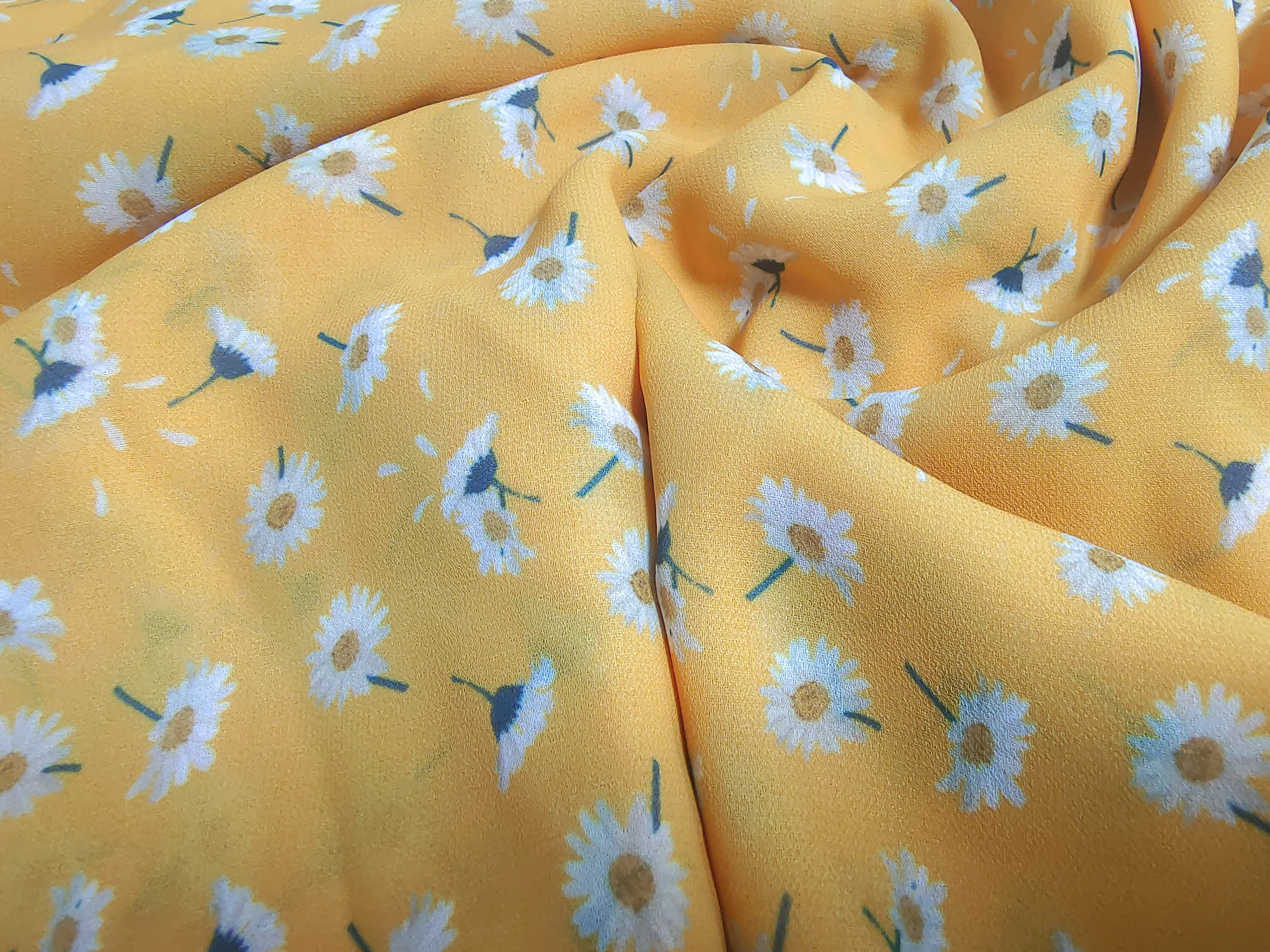 Printed 100% Polyester Silk Like Fabric 75D*75D Chiffon Fabric For Woman Dress