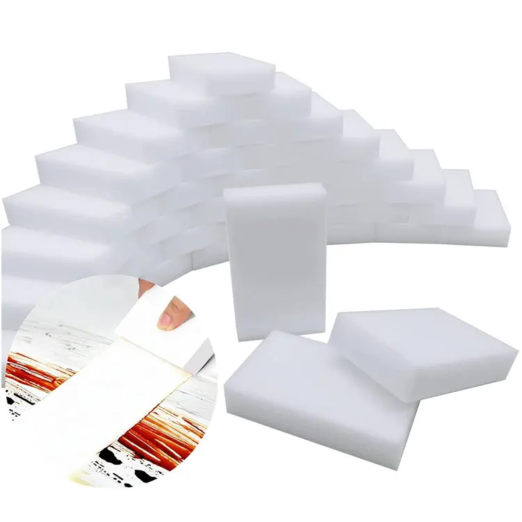 12pcs/pack Bathroom Kitchen High Density Cleaning Sponge  Block Magic Sponge Eraser Melamine Foam