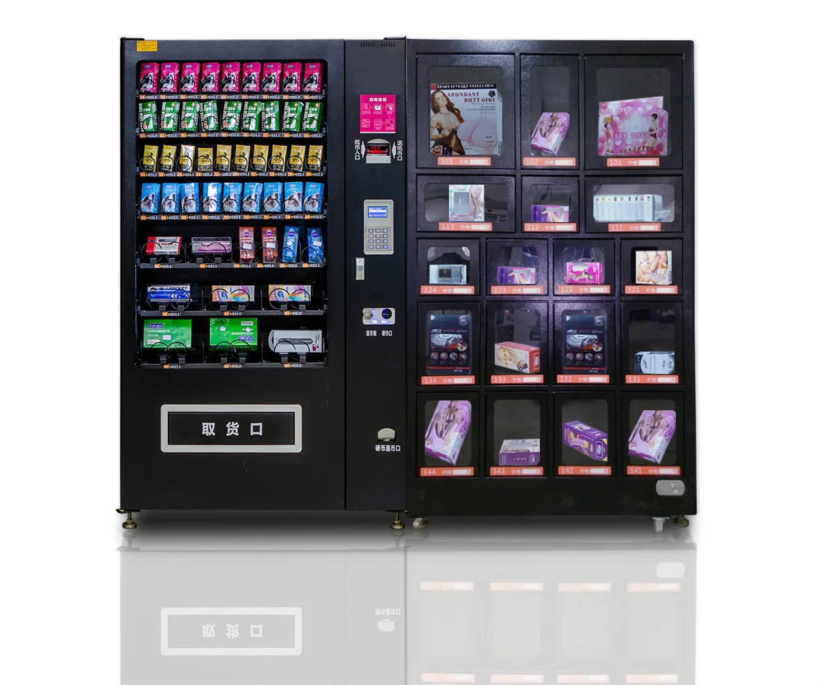 Customized smart vending machine Locker smart machine toys packed food vending machine with different size lockers