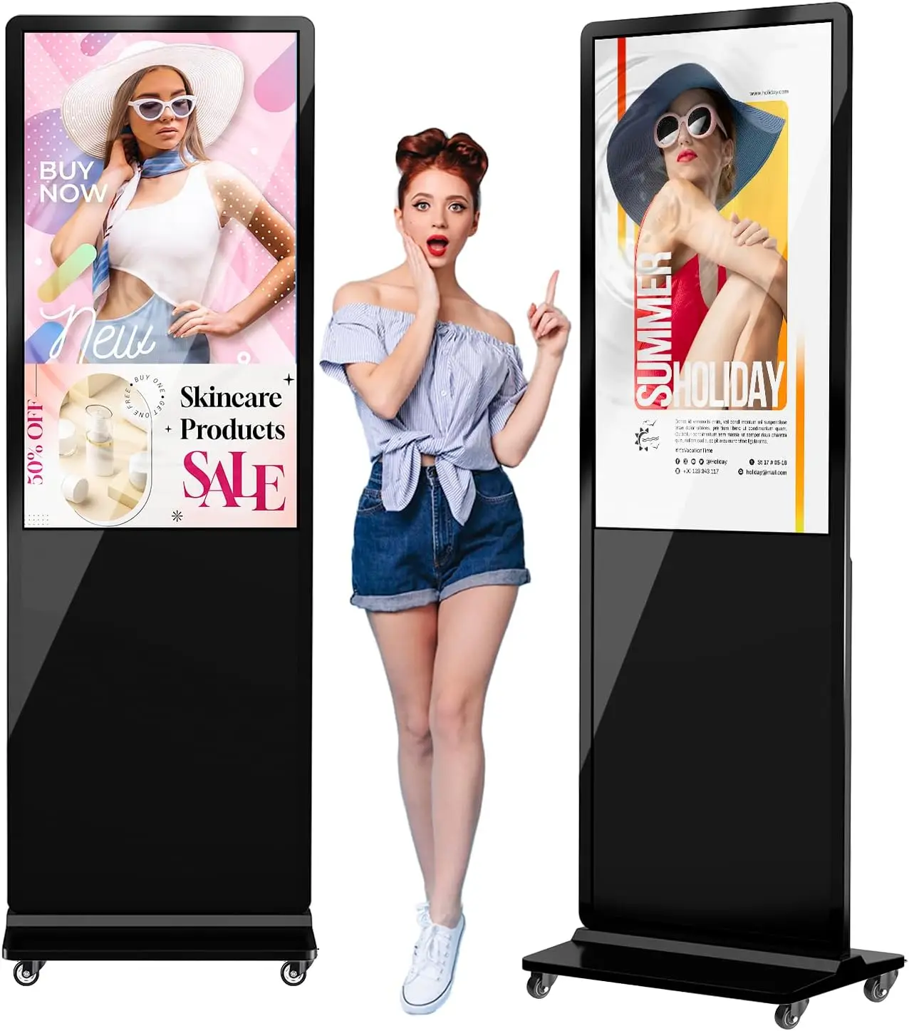 High Quality Digital Signage And Display Advertising Customized Size LCD Screen