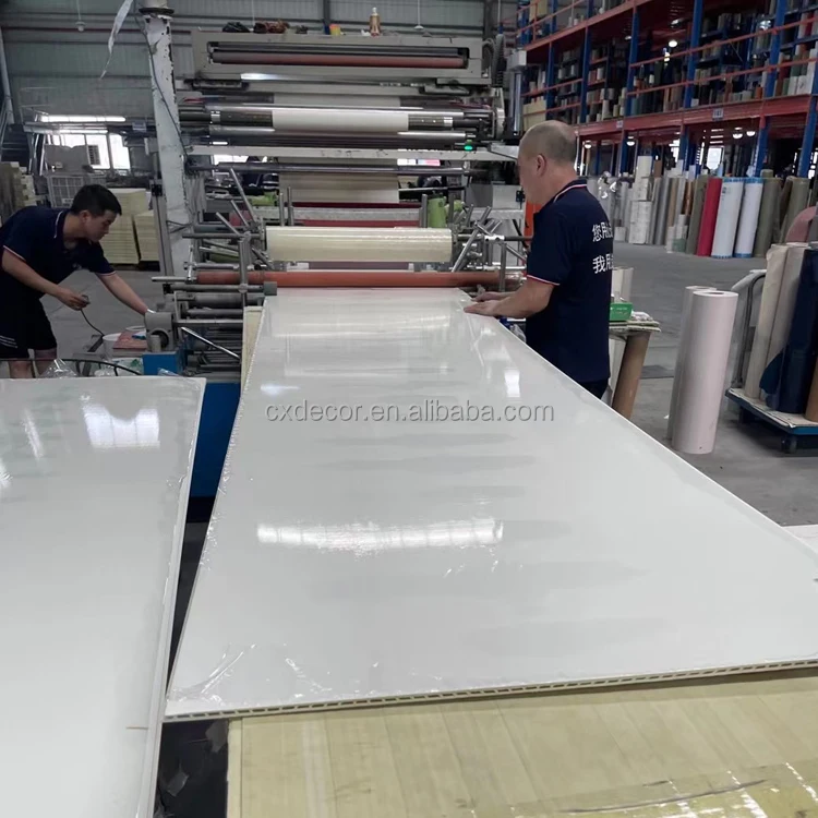 Most Popular Interlocking Marble Hollow Design Fireproof White PVC Ceiling Panel Board For House Decor