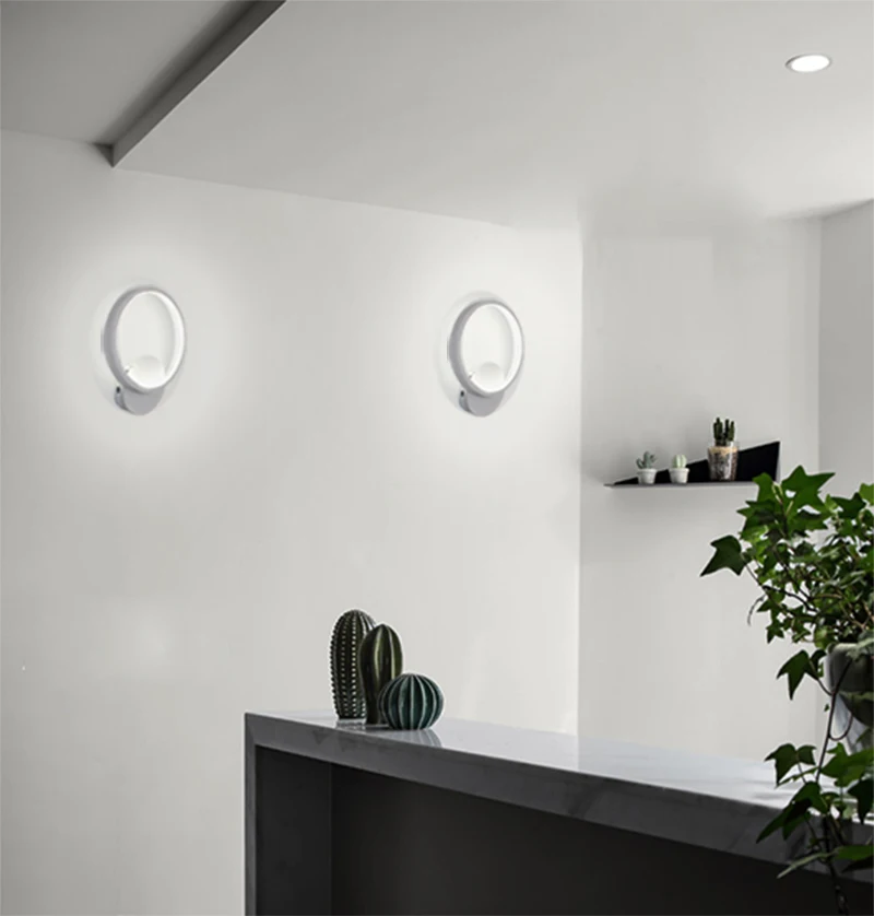 Simpel Design White Hotel Room Bathroom Mirror Cob LED 14w 28W Wall Light / Wall Lamp LED Certified