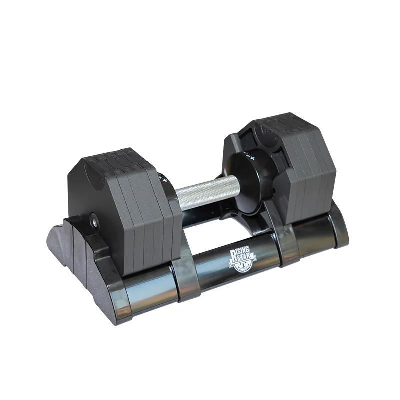 Drop shipping amazon hot selling custom 50lb octagon adjustable dumbbells for strength training