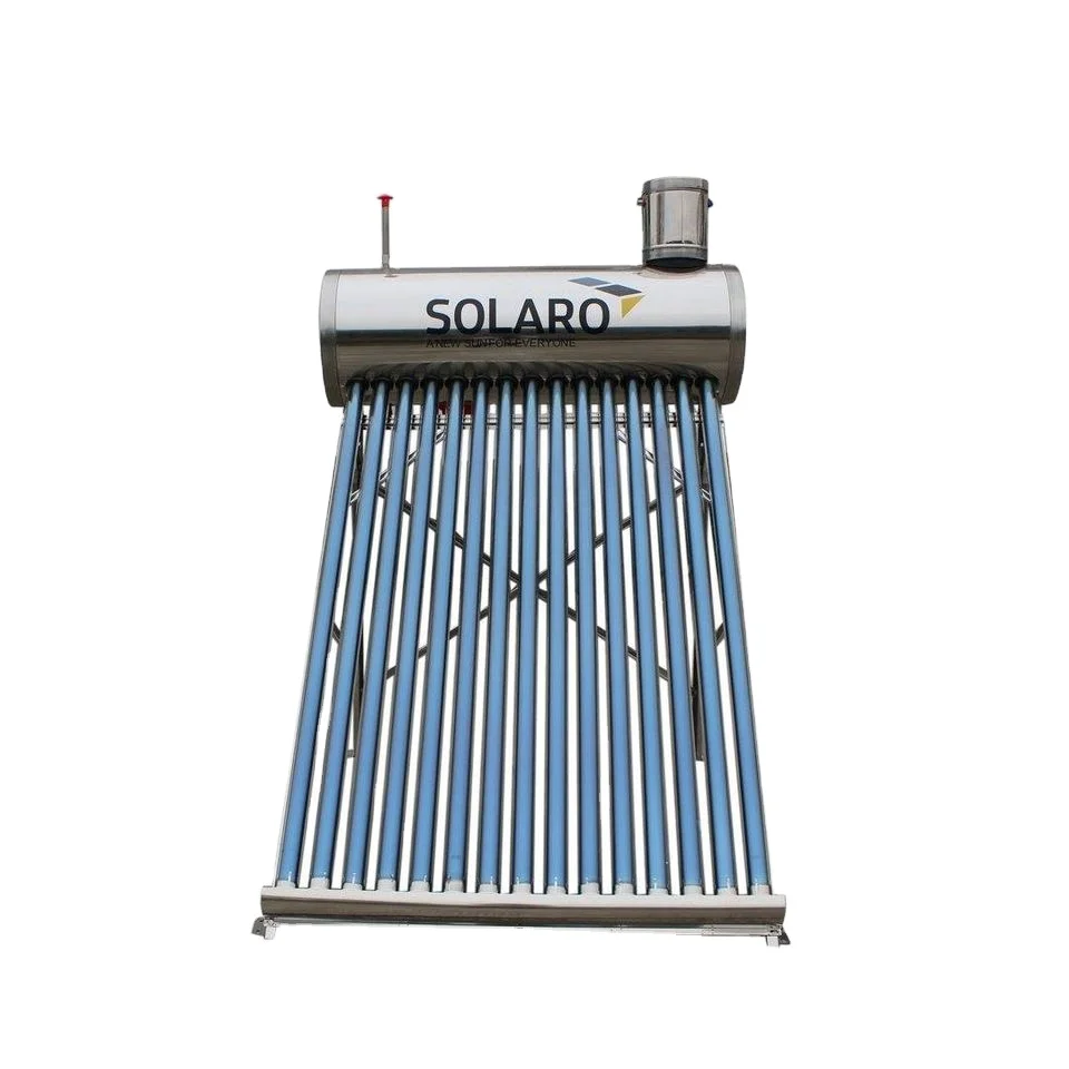 Солнечные водонагреватели низкого давления из нержавеющей стали с смесительным клапаном