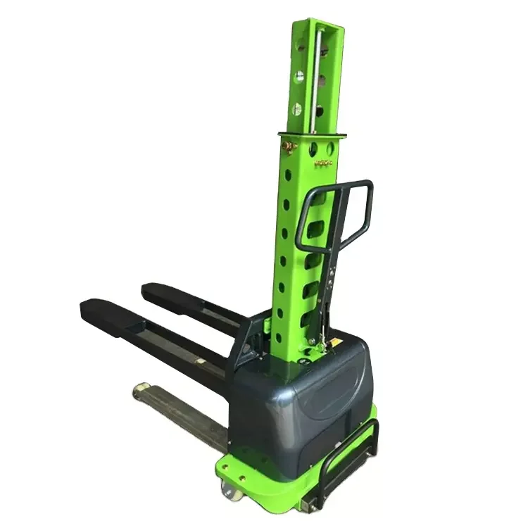 Vision 500kg Self Loading/unloading Stacker Portable Electric Pallet Lift Stacker for sale