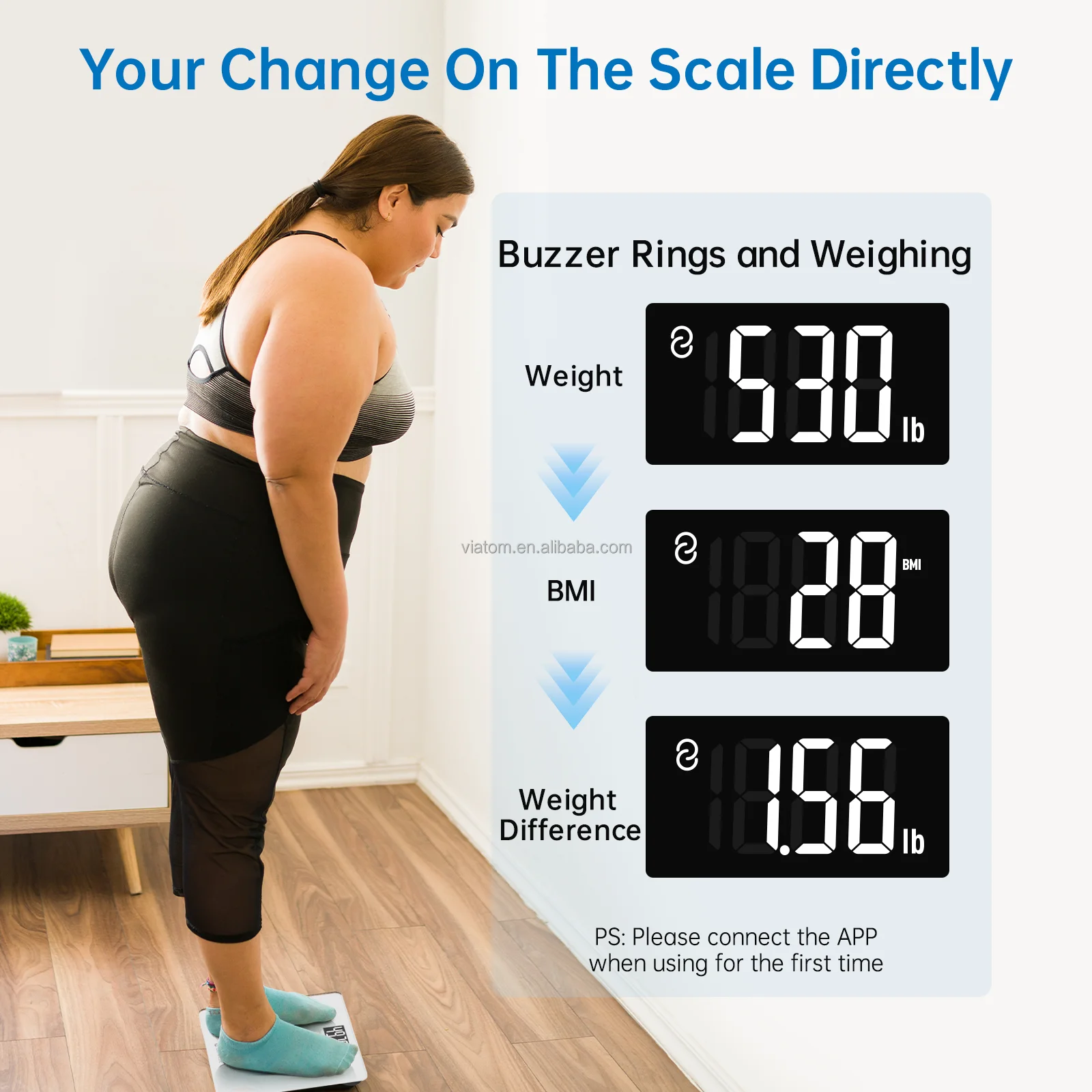 Lepulse S5 550lb Household Anti-Skid Smart Body Weight Scales Bluetooth Bmi Smart Bathroom Scale Body Fat Scale With App