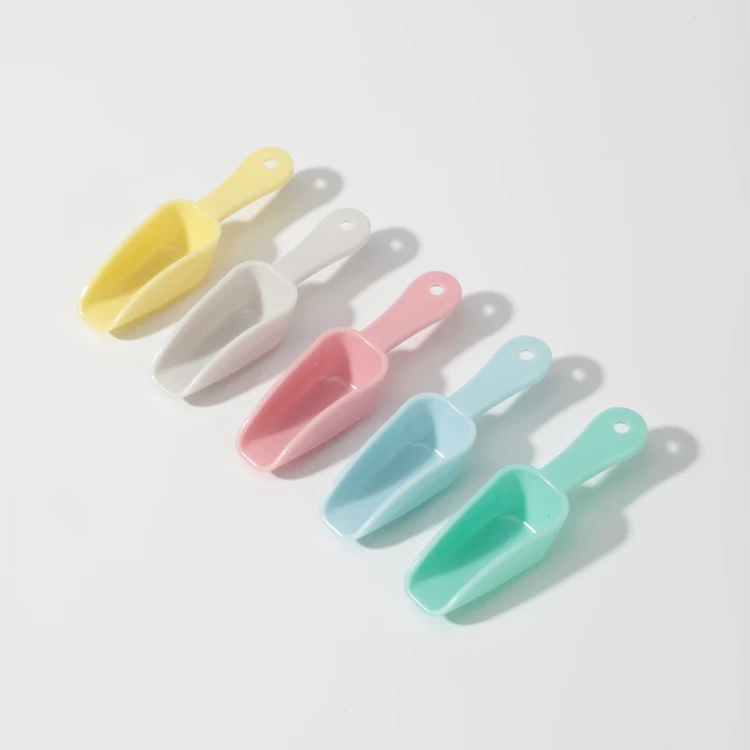 Food Container 5g Milk Degradable Plastic Birthday Spoon 40ml Detergent Wash Measure Powder Scoop For Powder With Scoop