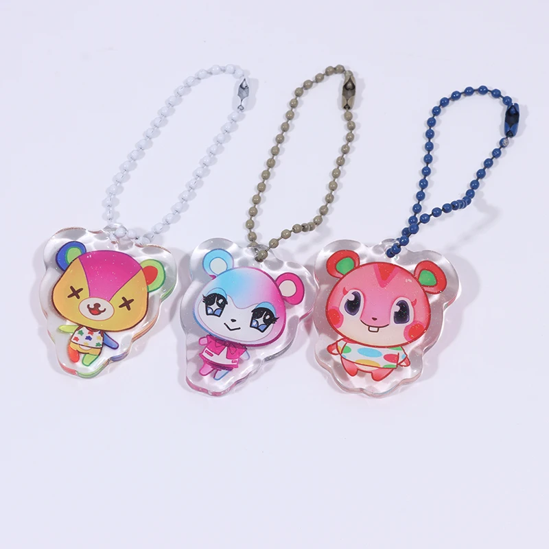 Рождественский Декор Vigreat Kawaii, блестящие эпоксидные подвески, индивидуальный дизайн, брелок