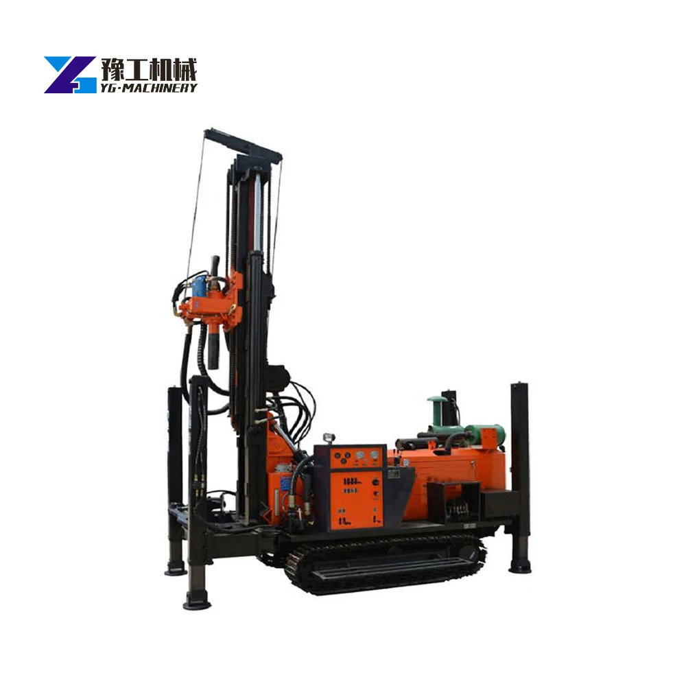 Factory Cost Hydraulic Water Well Drilling Rig Borehole Drill Rig Water Drilling Well Machine For Sale