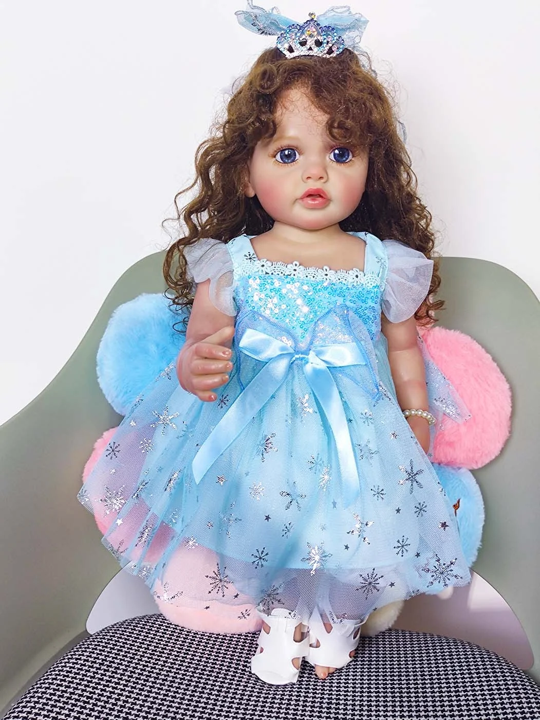 Vinyl Simulation Doll Set Mini Dolls Bebe Realistic Full Body Baby Soft Silicon Reborn Real Boneca Reborn