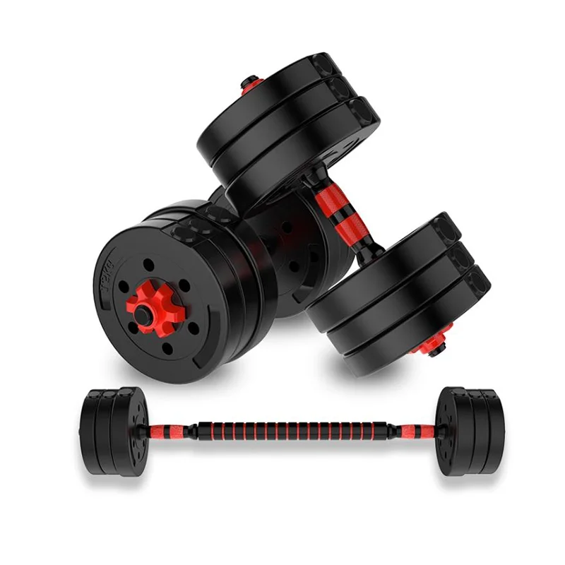 Factory Manufacturer Weightlifting Adjustable Dumbbell 30Kg 40Kg Cement Dumbbell Set Mancuernas LB KG