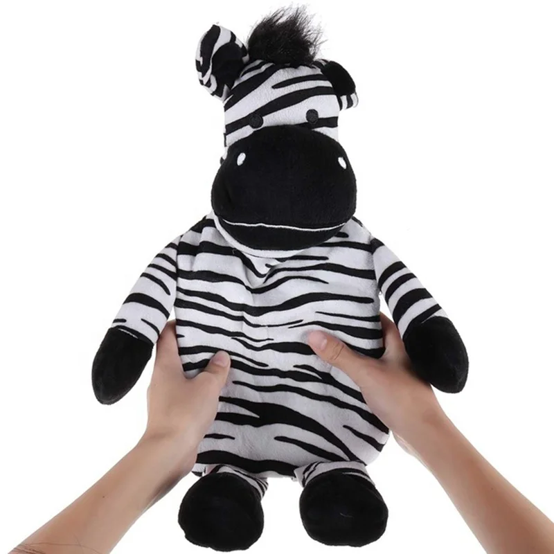 small rubber hot water bottle silicone with plush animal