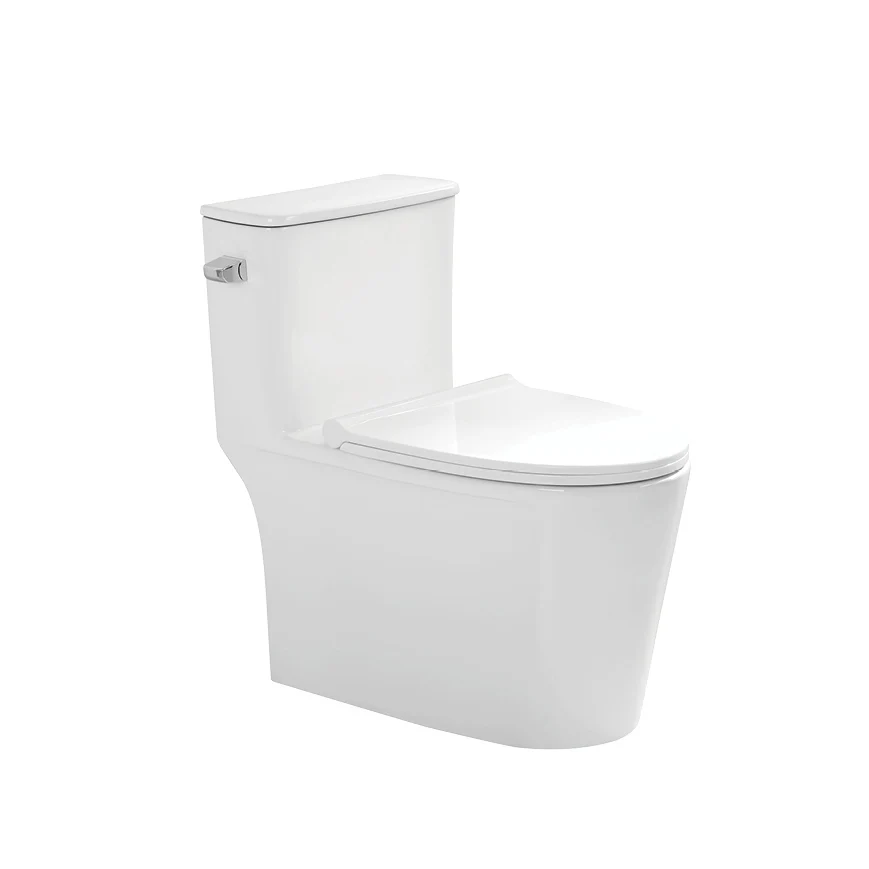 Medyag One Piece Inodoro Side Flush Single Lever Oval Elongated Bowl Ceramic Siphonic One Piece Toilet
