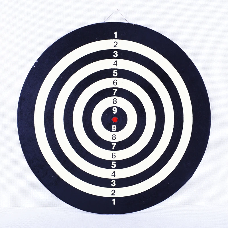 Win.max Paper Dartboard 18' 2-in-1 Dart Board Game Set with Six Included Steel Tip Darts Room Game Easy to Use