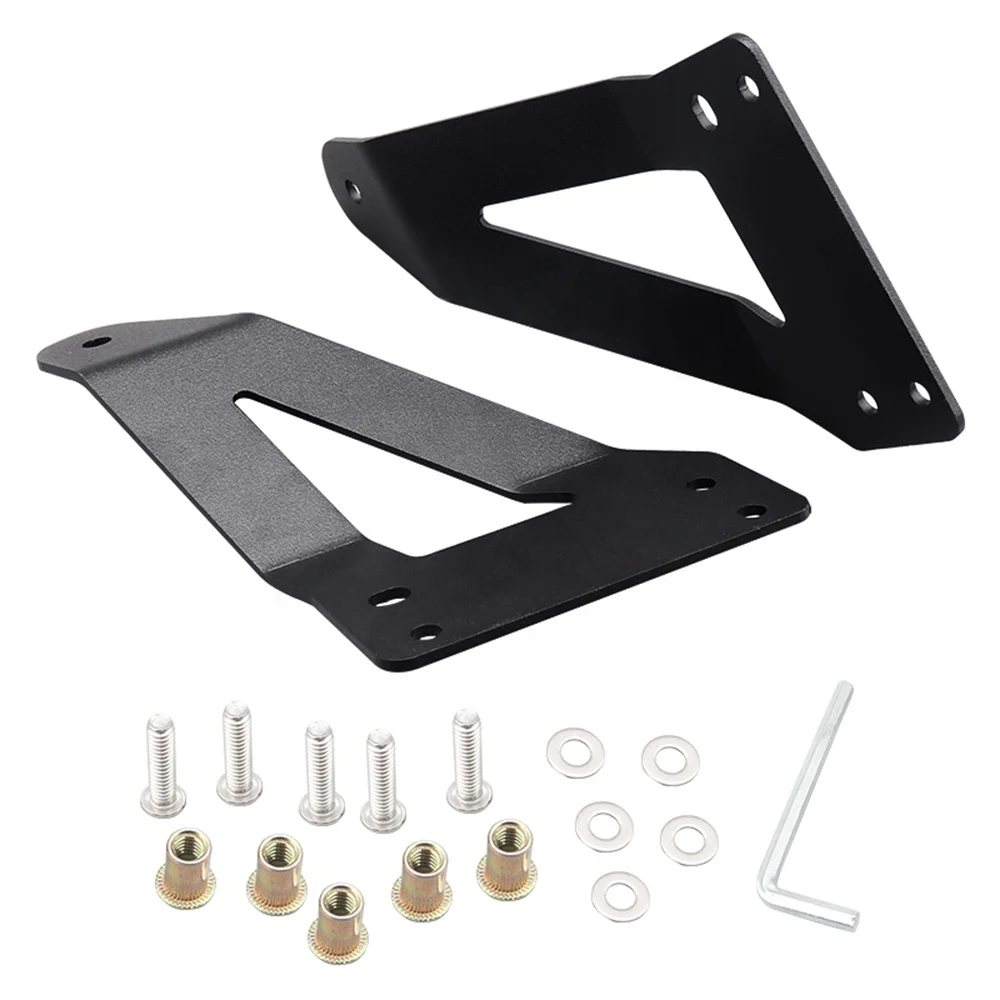 Led Light Bar Front Grille Above Bumper Mounting Brackets For Jeep Wrangler JK 2007-2016 Auto Led Bar Working Lamp Holder