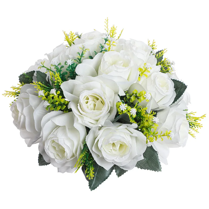 SEASON Hot Sale Silk Flowers Ball Wedding Table Centerpieces Wholesale Artificial Rose Flower Ball for Wedding Event Decor