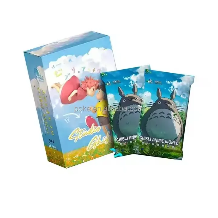 Оптовая продажа новейший чехол Коллекция карточек Miyazaki Hayao Totoro пленка детская игрушка подарки на Рождество день рождения
