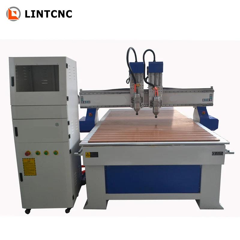 LT-1530 1530 2030 фрезерный станок для дерева с ЧПУ 2 шпинделей мебели мульти головки аппараты обработки деревянных