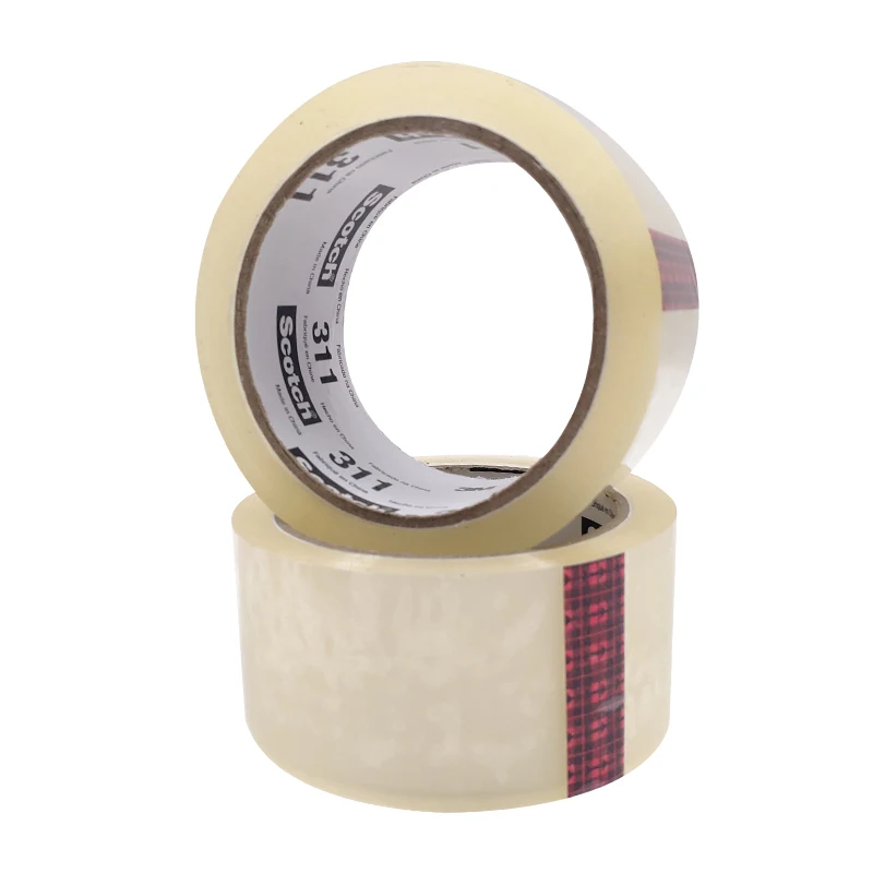 Box Sealing Tape 311 strong adhesive office adhesive  bopp transparent Industrial performance packaging tape