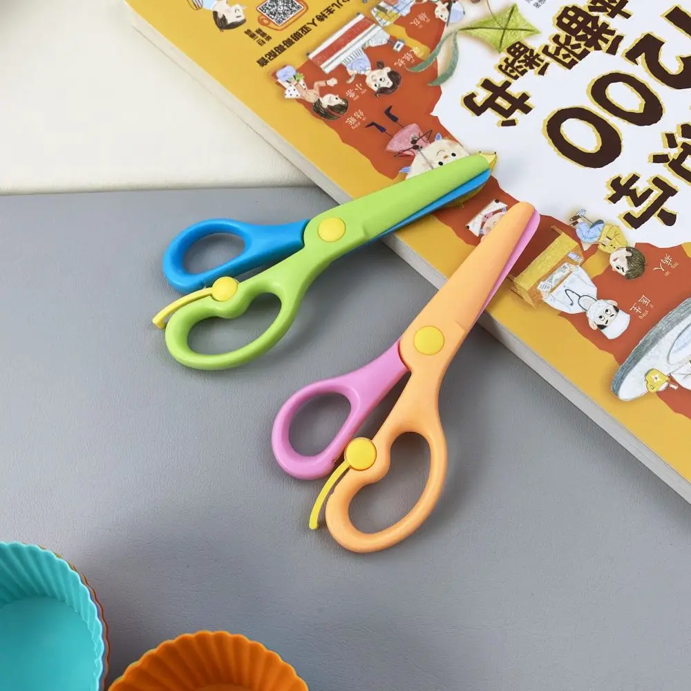 China Supplier New Brand Paper Scissors Plastic Scissors Safety Scissors For Kids