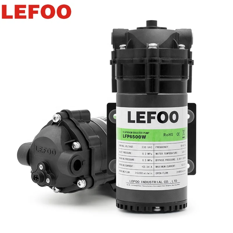 LEFOO 230v 500gpd diaphragm small water pump for RO System ro water booster pump water diaphragm booster pump