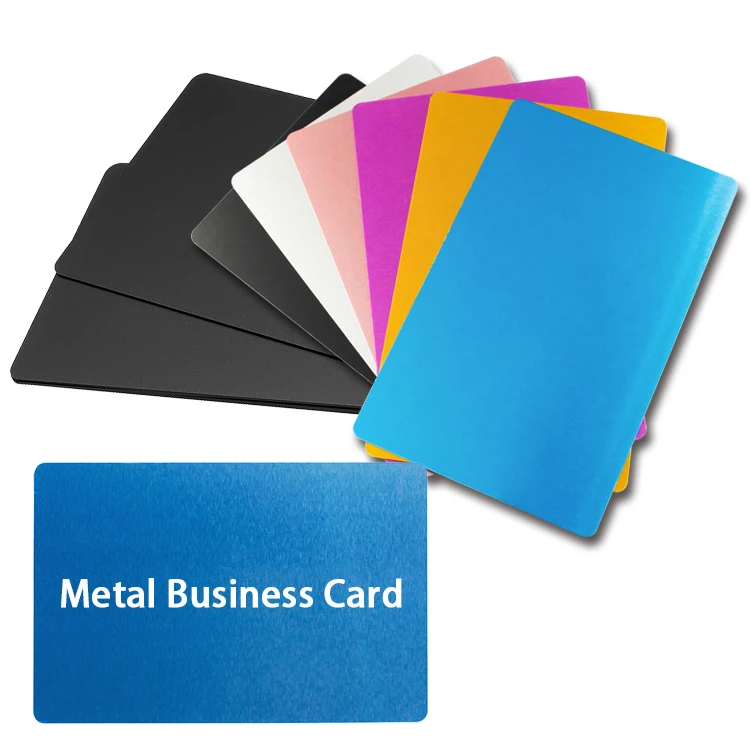 Frosted Metal Membership Plating Gold Stainless Steel Card Custom Metal Business Card Real Estate Business Card Metal