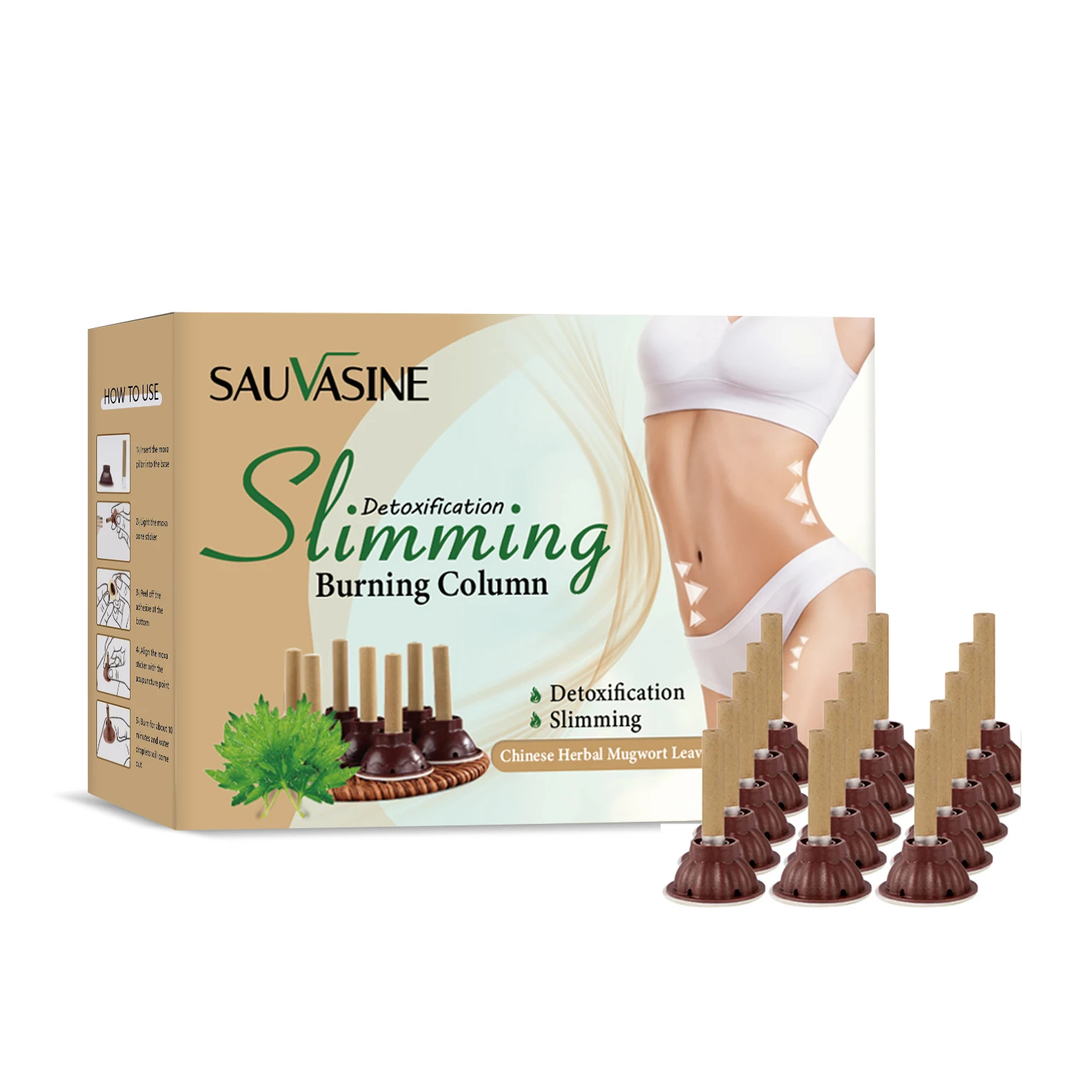 wholesale detoxification and slimming burning column for weight loss and helps to shape the body and promote fat dissolution