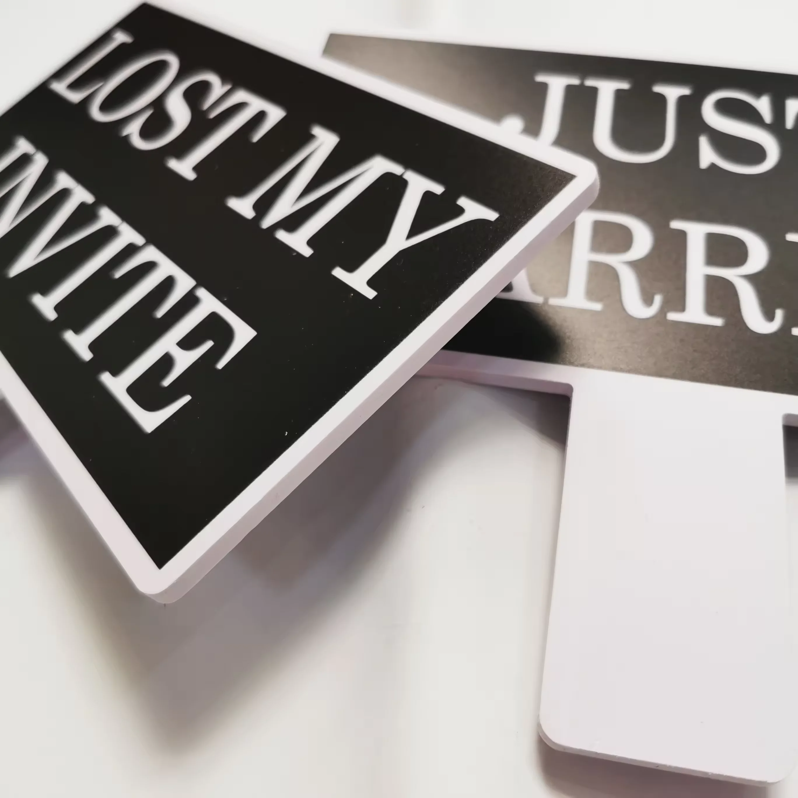 5mm Pvc Foam Board Photo Booth Props Custom Uv Printed Fun Solid Plastic Pvc Prop Signs