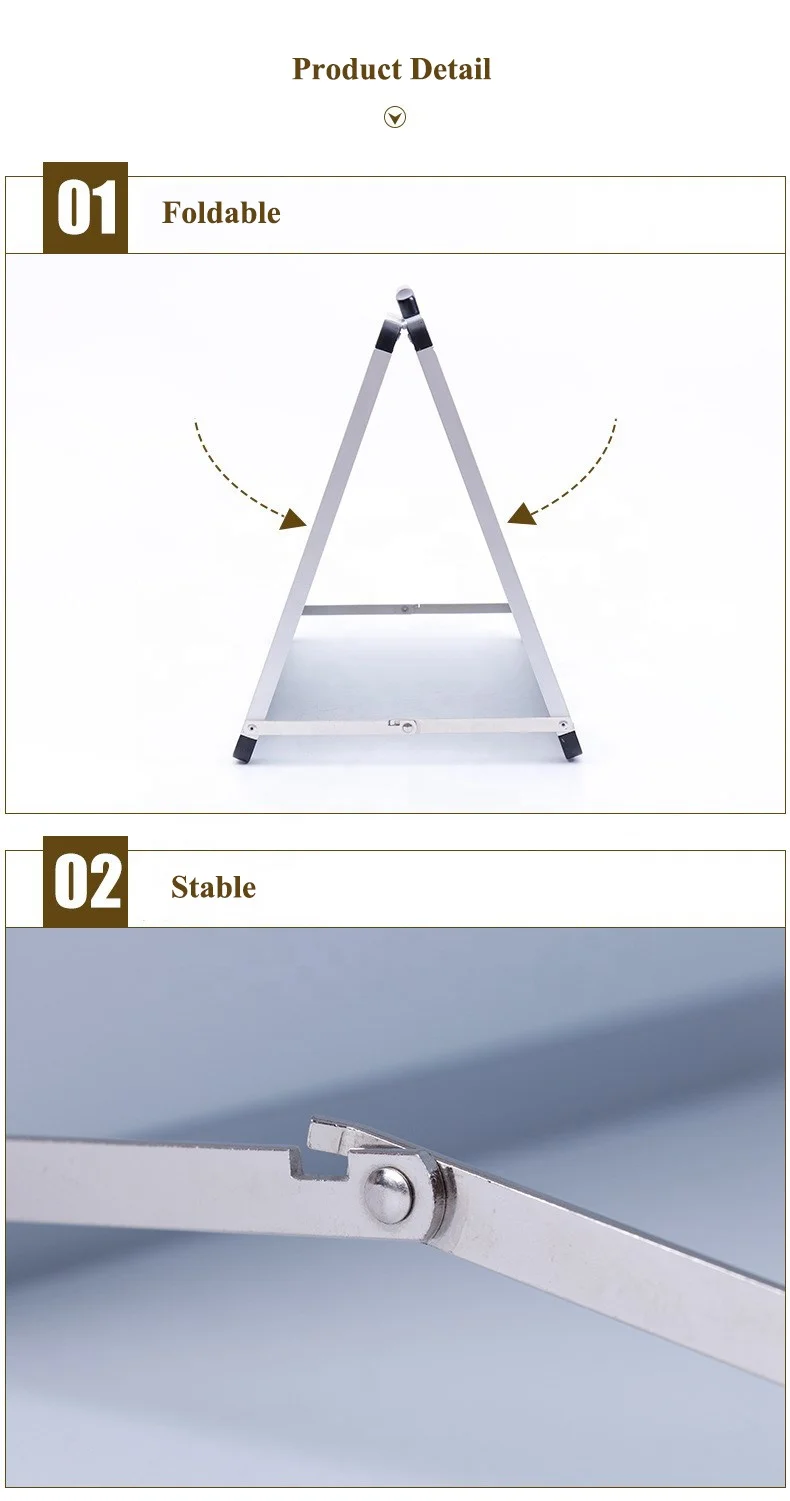 Small Whiteboard Dry Erase Boards Double Sided Magnetic Board Stand Foldable Desktop White Boards Easel for School Kids