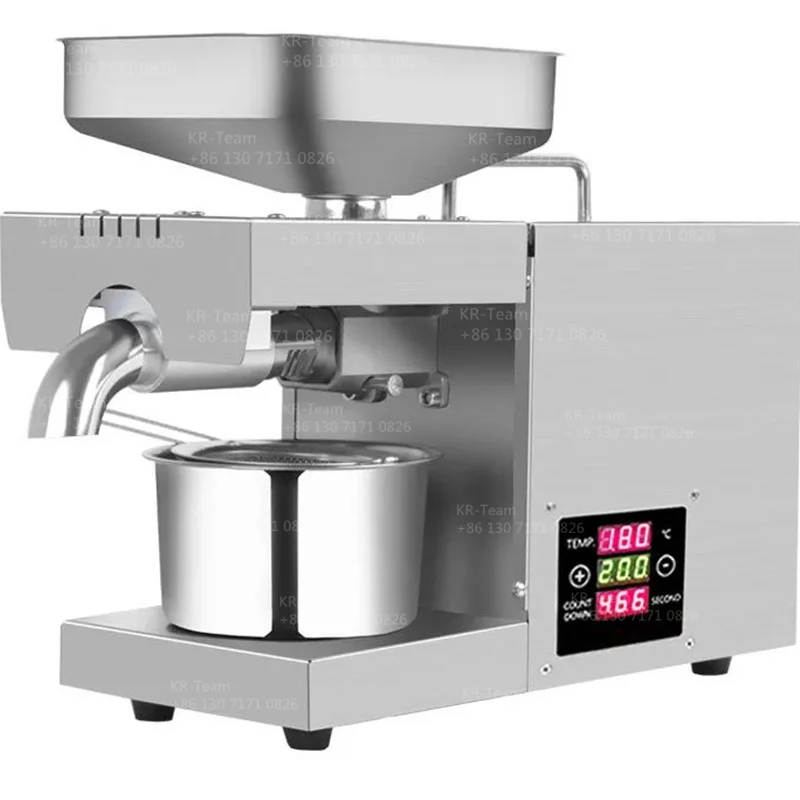 Automatic Oil Press Machine Refined Edible Cooking Oil Equipment Cocoa Beans Groundnut Oil Extraction Machine